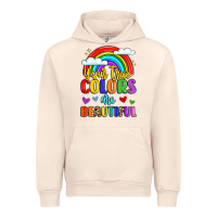 Sandshell name vibrant positivity rainbow art Urban Hoodie - LillyAllenDesigns
