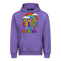 Tulip name vibrant positivity rainbow art Urban Hoodie - LillyAllenDesigns