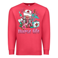 Cardinal nurse gnomies nurse  life spring Premium Sweatshirt - BarkalooDesign