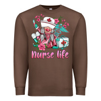 Chestnut nurse gnomies nurse  life spring Premium Sweatshirt - BarkalooDesign