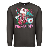 Smoke nurse gnomies nurse  life spring Premium Sweatshirt - BarkalooDesign