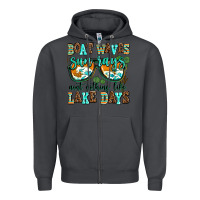 Smoke boat waves sun rays aint nothing like lake days Zipper Hoodie - AdoDesignShop