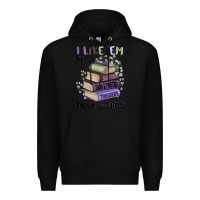 Black i like them real thick and juicy books Premium Hoodie - MaliasSmallBusiness