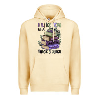 Pina Colada i like them real thick and juicy books Premium Hoodie - MaliasSmallBusiness