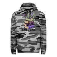 Slate Camo i like them real thick and juicy books Premium Hoodie - MaliasSmallBusiness