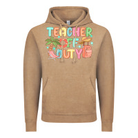 Vintage Coffee teacher off duty summer Vintage Hoodie - JahusDesignShop