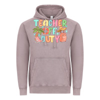 Vintage Zinc teacher off duty summer Vintage Hoodie - JahusDesignShop