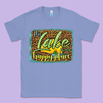 The Lake Is My Happy Place Classic Tee Designed By Hra Design Shop