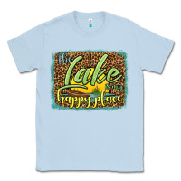 Dusty Blue the lake is my happy place Classic Tee - HRA Design Shop