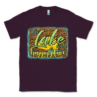 Plum the lake is my happy place Classic Tee - HRA Design Shop