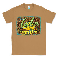 Toasted Coconut the lake is my happy place Classic Tee - HRA Design Shop