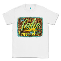 White the lake is my happy place Classic Tee - HRA Design Shop