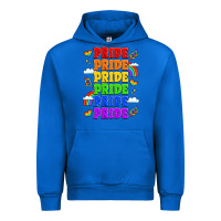 Cobalt rainbow pride celebration Urban Hoodie - LillyAllenDesigns