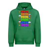 Emerald rainbow pride celebration Urban Hoodie - LillyAllenDesigns