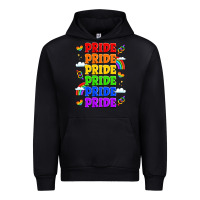 Foreset Green rainbow pride celebration Urban Hoodie - LillyAllenDesigns