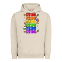Pigment French Oak rainbow pride celebration Urban Hoodie - LillyAllenDesigns