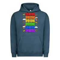 Pigment Midnight Navy rainbow pride celebration Urban Hoodie - LillyAllenDesigns