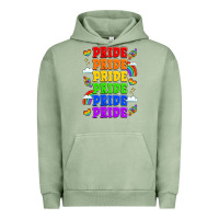 Pigment Oil Green rainbow pride celebration Urban Hoodie - LillyAllenDesigns