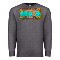 Charcoal Heather western rodeo sunflowers weapon  license plate template Premium Sweatshirt - BarkalooDesign