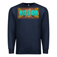 Navy western rodeo sunflowers weapon  license plate template Premium Sweatshirt - BarkalooDesign