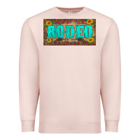 Pale Pink western rodeo sunflowers weapon  license plate template Premium Sweatshirt - BarkalooDesign