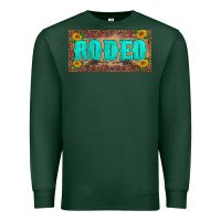 Sports Green western rodeo sunflowers weapon  license plate template Premium Sweatshirt - BarkalooDesign