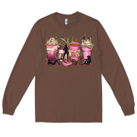 Chestnut let's go girls coffee cups Long Sleeve Tee - Zillion Design Studio