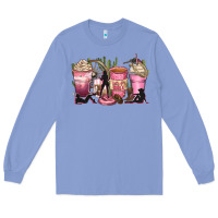 Colony Blue let's go girls coffee cups Long Sleeve Tee - Zillion Design Studio
