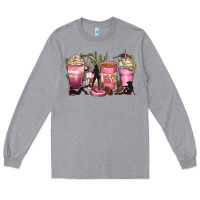 Heather Grey let's go girls coffee cups Long Sleeve Tee - Zillion Design Studio