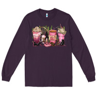 Plum let's go girls coffee cups Long Sleeve Tee - Zillion Design Studio