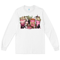 White let's go girls coffee cups Long Sleeve Tee - Zillion Design Studio