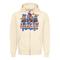 Sandshell American truck gnomes Zipper Hoodie - AdoDesignShop