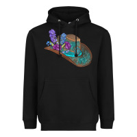 Black cowboy hat Heavyweight Hoodie - AdoDesignShop