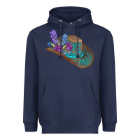 Navy cowboy hat Heavyweight Hoodie - AdoDesignShop