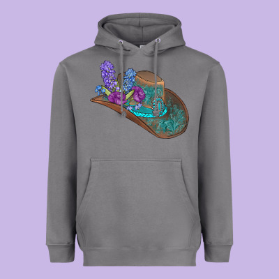 Cowboy Hat Heavyweight Hoodie Designed By Adodesignshop