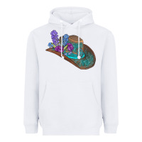 White cowboy hat Heavyweight Hoodie - AdoDesignShop