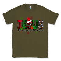Army Green jesus the season for the season Classic Tee - CowhideDigitalArt