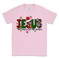 Bubblegum Pink jesus the season for the season Classic Tee - CowhideDigitalArt