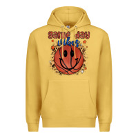 Antique Gold game day vibes Premium Hoodie - MaliasSmallBusiness