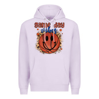 Lilac game day vibes Premium Hoodie - MaliasSmallBusiness