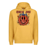Mustard game day vibes Premium Hoodie - MaliasSmallBusiness
