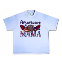 Grape Ice American mama with cowboy Urban Heavy Tee - texasbilliewilder