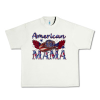 Pistachio American mama with cowboy Urban Heavy Tee - texasbilliewilder