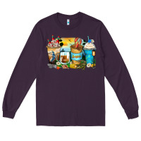 Plum louisiana coffee cups Long Sleeve Tee - Zillion Design Studio