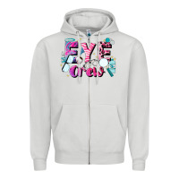 Dove Grey eye crew Zipper Hoodie - JahusDesignShop