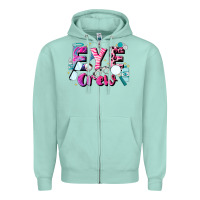 Seafoam eye crew Zipper Hoodie - JahusDesignShop