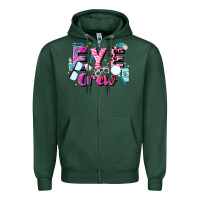Sports Green eye crew Zipper Hoodie - JahusDesignShop