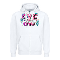 White eye crew Zipper Hoodie - JahusDesignShop