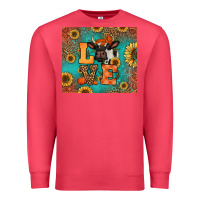 Cardinal love autumn cow Premium Sweatshirt - Jasminsmagicworld