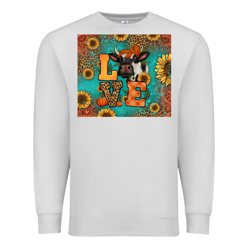 Love Autumn Cow Premium Sweatshirt by Jasminsmagicworld | Teevron